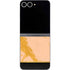 Pink Gold and Black Marble Galaxy Z Flip6 Skin